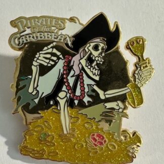 DL - Pirate Skeleton - New Orleans Square - Booster 2008 Disney Pin F1