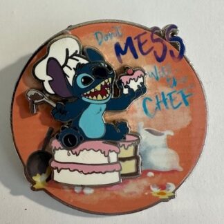 DL - Stitch Dont Mess With The Chef - Food and Wine Festival 2023 Disney Pin E3