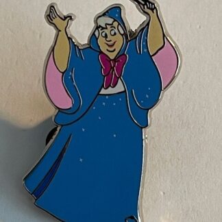 DLP Paris Cast Lanyard Fairy Godmother Blue Dress Cinderella Disney Pin  (A6)