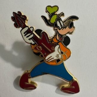 DLP Paris Cast Lanyard Refresh Goofy Playing Guitar 2009 Disney Pin E3