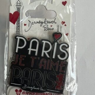 DLP Paris I Love You Minnie Heart Je T’aime Disney Pin (B)