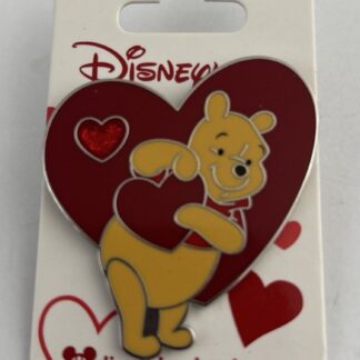 DLP Pooh With Hearts Valentines Day Winnie The Pooh Disney Pin B