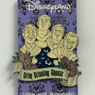DLP - Singing Busts - Phantom Manor - Glow in the Dark Paris 2023 Disney Pin B