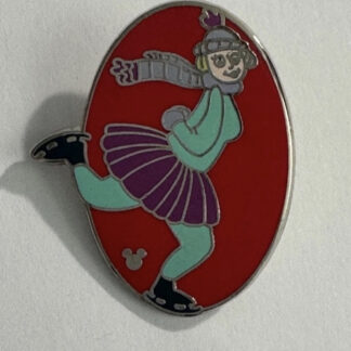 DLR 2013 Hidden Mickey Mickeys Toontown Pinwheels Ice Skater Disney Pin (A0)