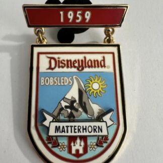 DLR 45th Anniversary Matterhorn Dangle 3D Disney Pin (E9)