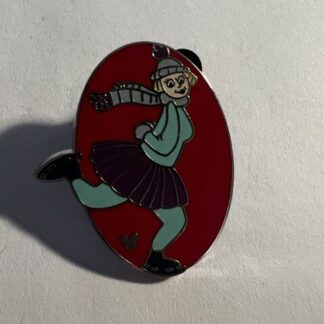 DLR Hidden Mickey 2013 Mickey’s Toontown Pin Wheels Ice Skater Disney Pin (C2)