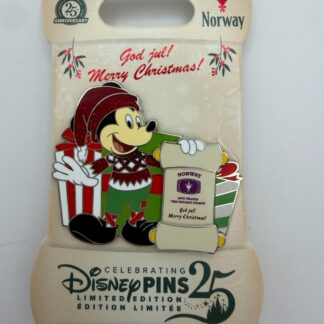 DLR Julenisse Norway Christmas Around the World Series God Jul 2025 Disney Pin B