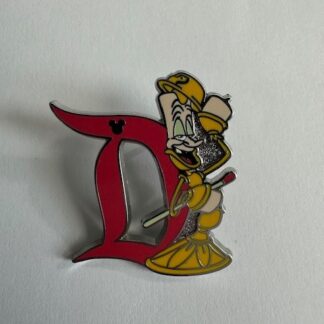 DLR - Lumiere - Disneyland D Characters - Hidden Disney 2025 Disney Pin C5