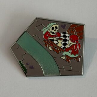 DLR Skull Disneyland Pirates of the Caribbean Attraction Map 2025 Disney Pin H7