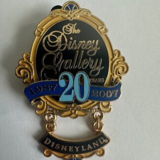 DLR - The Disney Gallery - 20th Anniversary Disney Pin B2