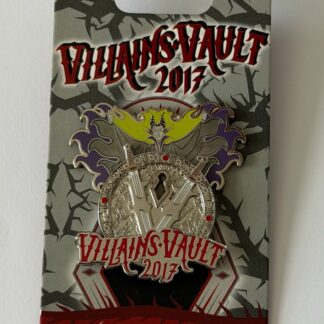 DLR - Villains Vault 2017 - Maleficent Slider Disney Pin B