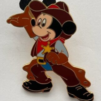 DLRP Disneyland Paris 1999 Cowboy Sheriff Mickey Disney Pin (C7)