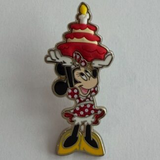 DS - Flair - Minnie Birthday Cake Candle Disney Pin H0