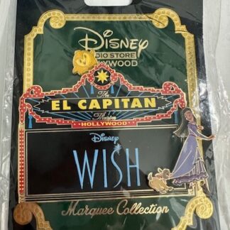 DSF DSSH El Capitan Marquee Wish Asha Star Valentino LE 400 Disney Pin (B)
