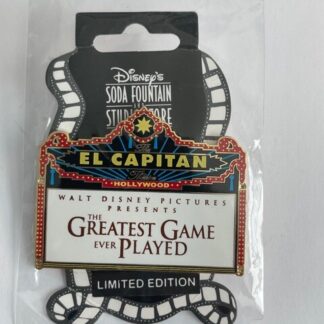DSF El Capitan Theatre The Greatest Game Ever Played Marquee Disney Pin LE300 B