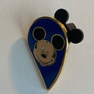 DSJ Valentine’s Day Pin Mickey Mouse Wink Blue Heart Set Disney Pin (B5)