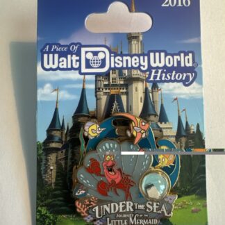 Disney 2016 Piece Of WDW History Under The Sea Little Mermaid LE 1500 Pin