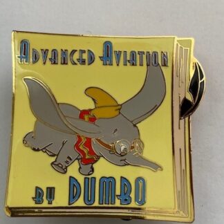 Disney Auction P.I.N.S Dumbo Book Cover Advanced Aviation Disney Pin (B7)