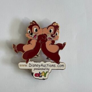 Disney Auctions Chip and Dale LE 500 Ebay Logo Pin (D4)