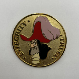 Disney Auctions Gold Medallion Captain Hook Pin B7