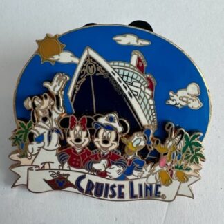 Disney Cruise Line Captain Mickey & Mates Goofy Minnie Donald Pluto Pin (C9)