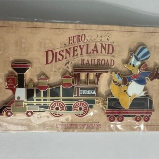Disney Disneyland Paris Donald Duck Euro Railroad Engine Train Pin LE 700 Dlp (B