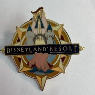 Disney Disneyland Resort DCA Grizzly Souvenir Logo Pin HTF 4503 Compass (D0)
