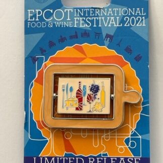 Disney Epcot 2021 International Food and Wine LR Spinner Cutting Board Pin (B)