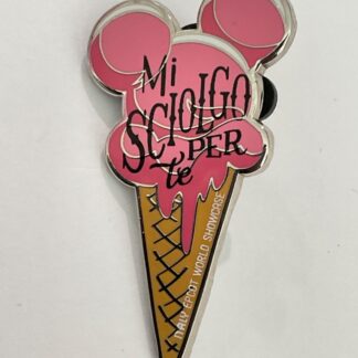 Disney Epcot Pin Italy Mi Sciolgo te Per Gelato Cone I Melt For You D2