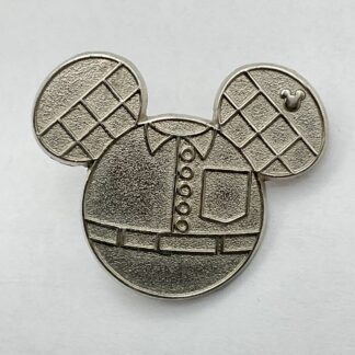 Disney Epcot Test Track Cast Costume Hidden Mickey Chaser Pin Silver Chrome G9