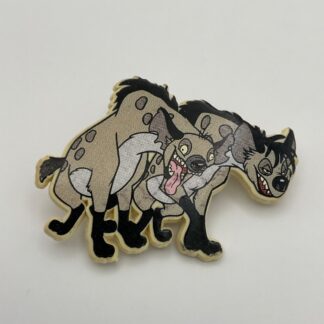 Disney Lion King UK plastic pin Hyenas Ed and Shenzi A9