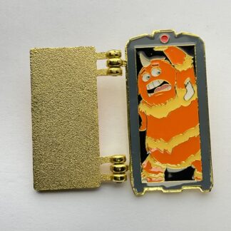 Disney Loungefly Monsters Inc Hinged Door Mystery Pin GEORGE Orange Monster G3