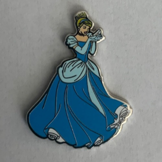 Disney Monogram Cinderella Holding Glass Slipper Pin H2