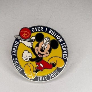 Disney Online Over 1 Billon Served July 2005 Mickey Mouse Disney Pin (B1)