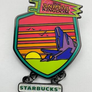 Disney Parks Animal Kingdom Starbucks Dangle Mystery Pin Lion King Pride Rock E8