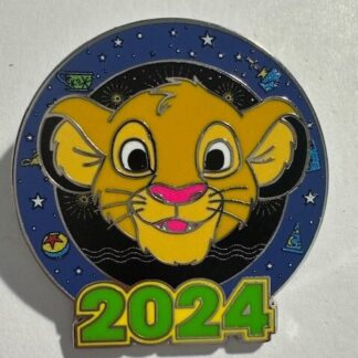 Disney Parks New Years Mystery Pin 2024- Simba (E8)