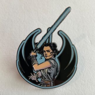 Disney Parks Pin Rey Jedi Knight Star Wars Resistance Logo Lightsaber F4