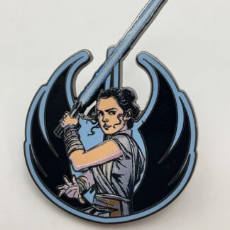 Disney Parks Pin Rey Knight Jedi Starter Star Wars Resistance Logo Lightsaber E5