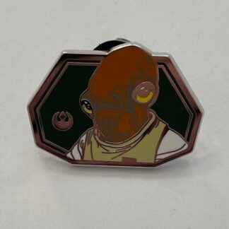 Disney Parks Star Wars Heroes Admiral Ackbar Completer Hidden Mickey Pin (D0)