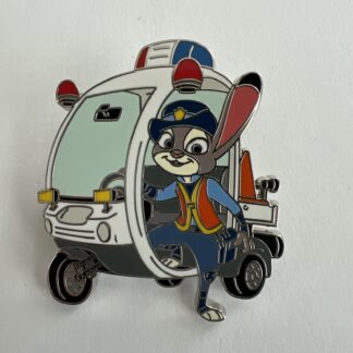 Disney Parks Zootopia Judy Hopps Meter Maid Cart Pin F3