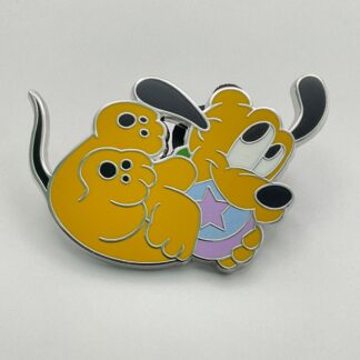 Disney Pin 2024 Baby Pluto Rolling on Back & Playing with Ball F6