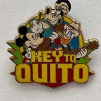 Disney Pin Adventures by Disney Mickey, Donald, and Goofy Key to Quito (B6)