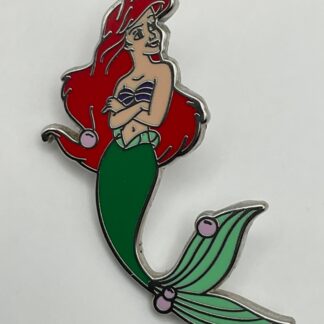 Disney Pin Ariel The Little Mermaid With Bubbles On Tail Arms Folded 2010 E0