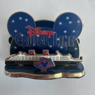 Disney Pin DCL Cruise Line Ship Starry Night w/ Mickey Mouse Wave Logo 2023 (A1)