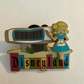 Disney Pin DLR Disneyland Retro Marquee House of the Future Tomorrowland (C2)