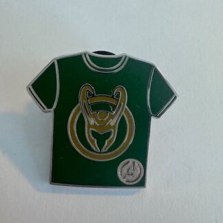 Disney Pin LOKI Thor Marvel Green T-Shirt Hidden Disney Hidden Mickey 2024 (D4)
