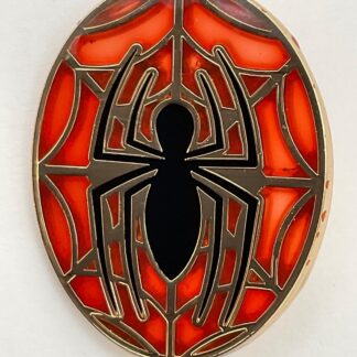 Disney Pin Loungefly Marvel Spider-Man Logo Stained Glass Spiderman C8