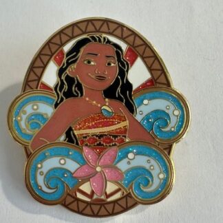 Disney Pin Loungefly Moana Portrait Ocean Wave Chaser Moana Disney Pin B4