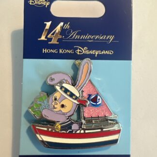 Disney Pin Stella Lou Boat Ship HKDL 14th Anniversary