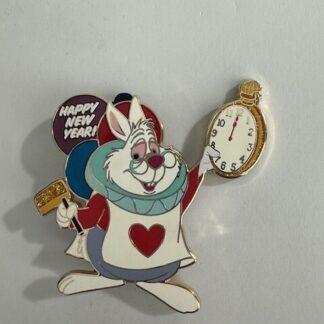 Disney Pin WDI Happy New Year White Rabbit from Alice in Wonderland LE 250 (B0)